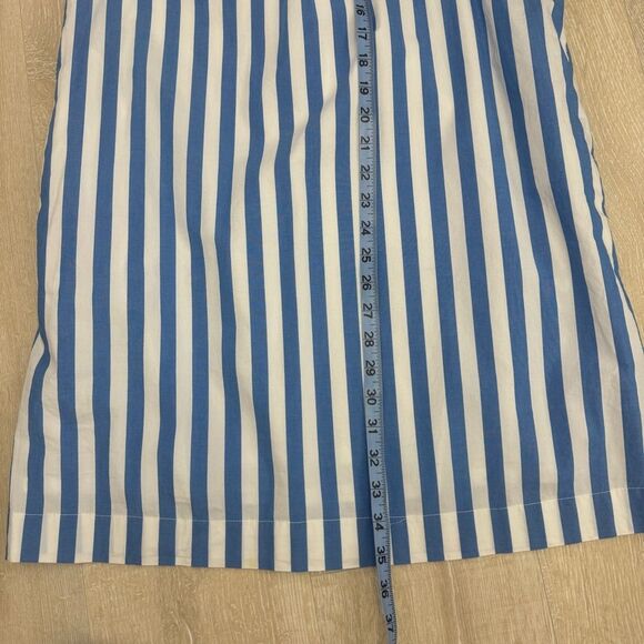 J. Crew Factory Tie-Neck Cotton Mini Shift Dress Size 4 - Picture 7 of 9
